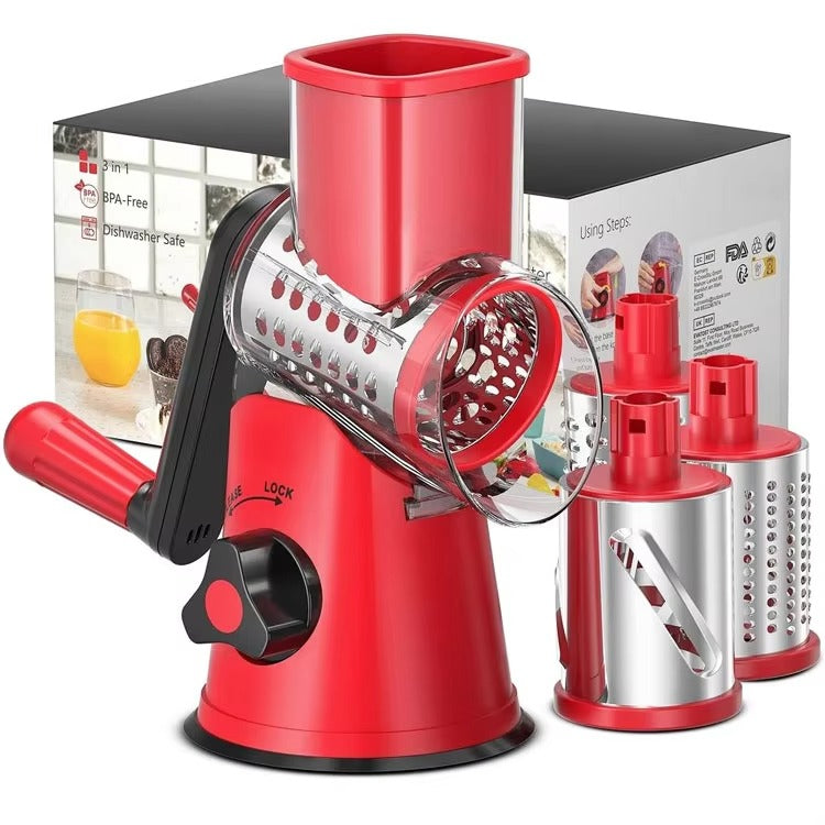Manual Vegetable Cutter, Slicer & Grater