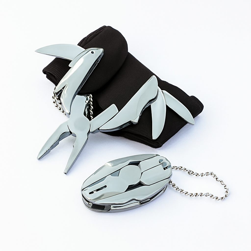 Portable Keychain Tool for Camping & Everyday Use