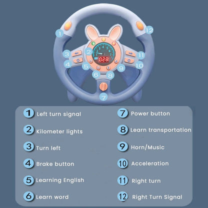 Baby Simulation Steering Wheel Toy