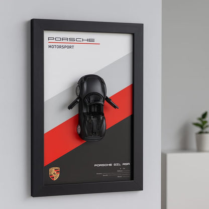 Black Sports Car Wall Frame (8x12 inches)