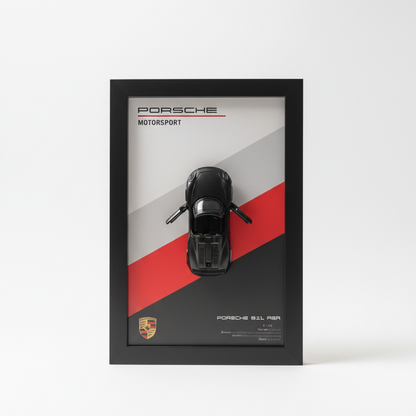 Black Sports Car Wall Frame (8x12 inches)