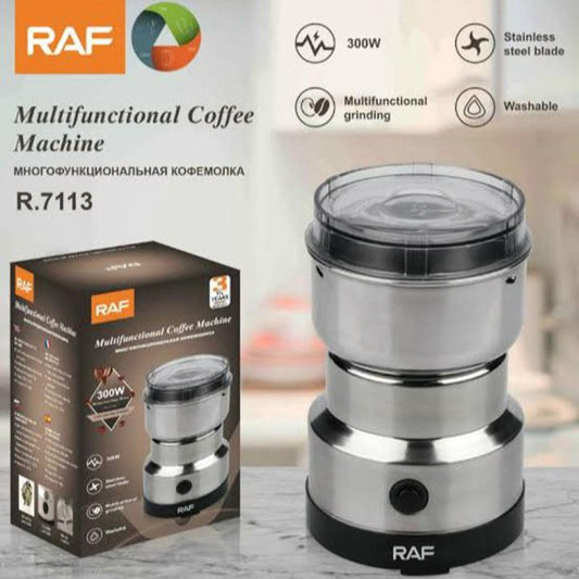 RAF 4 Blades Masala Coffee Grinder | Stainless Steel Blades For Coffee, Spices, Nuts & Seeds