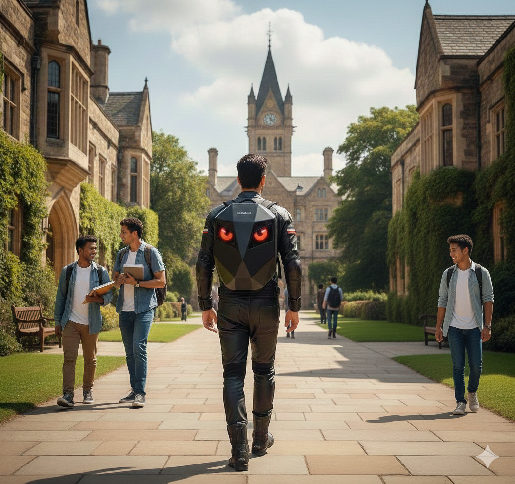 LED Motorcycle Backpack with LED Eye