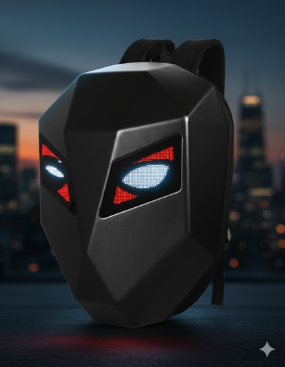 LED Motorcycle Backpack with LED Eye