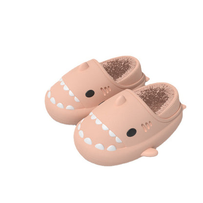 Couple Shark Slippers Warm Winter House Shoes