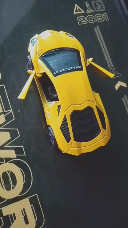 3D Car Theme Metal Wall Frame (8x12)