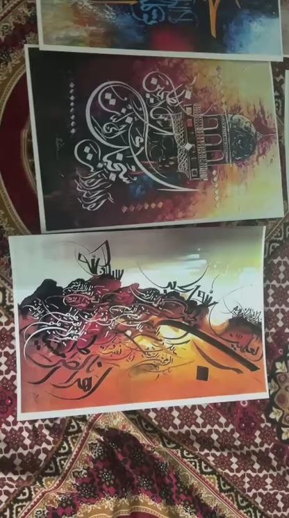 Set of 9 Sticky Wooden Canvas Frames – Aesthetic Wall Art Photo Tiles